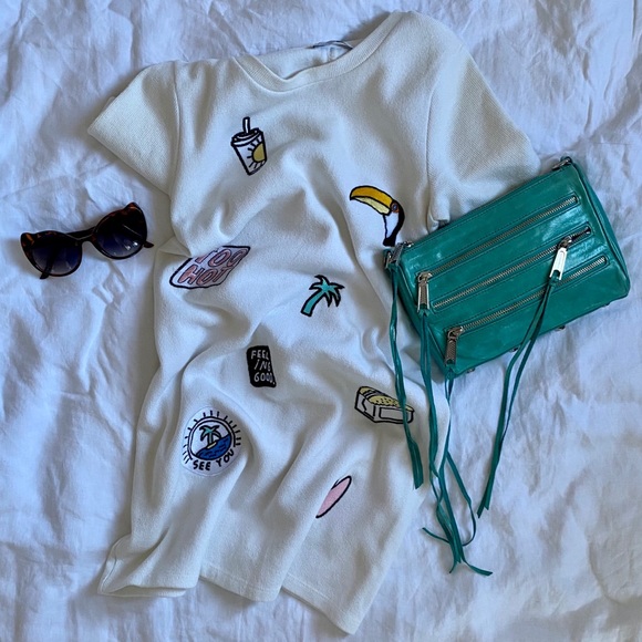 ZARA // TRF Patch Dress - Picture 7 of 9